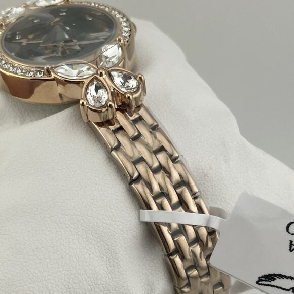 Invicta Wildflower Women's Watch - 30mm, Rose Gold (69100) Black Dial-NEW IN BOX - Picture 7 of 15